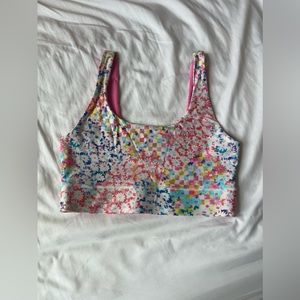Fabletics reversible sports bra, size M